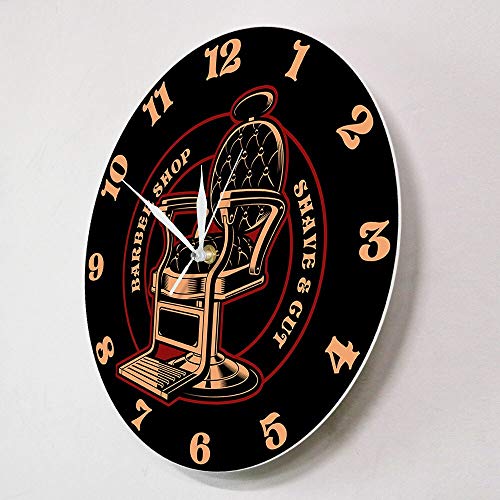 JXWH Deliciosos Dulces y postres panadería Letrero decoración Reloj de Pared sin tictac Reloj de Pared Cocina cafetería Bar Restaurante