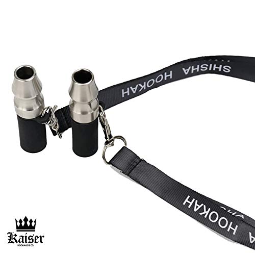 KAISER - Boquilla higiénica aluminio personal para cachimba/shisha - Accesorio profesional de aluminio reutilizable para hookah