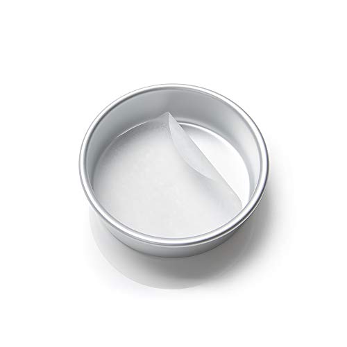 Kana - 100 hojas de papel de pergamino precortadas redondas para hornear tartas, cocinar, galletas, pasteles, horno holandés, freidor, quesos, tortilla press