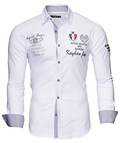 Kayhan Hombre Camisa Monaco White (M)