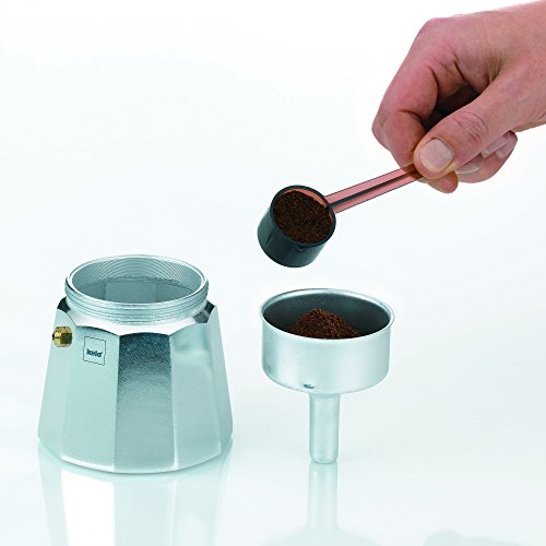 kela 10590 cafetera Italiana Aluminio - Cafeteras Italianas (Aluminio, 3 Tazas, Aluminio, 130 mm)
