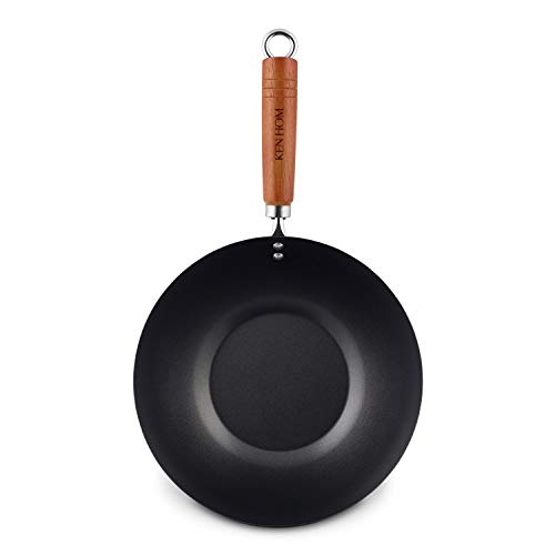 Ken Hom WKH327001 KH327001-Ovillo de Lana, Color Negro, Acero al Carbono
