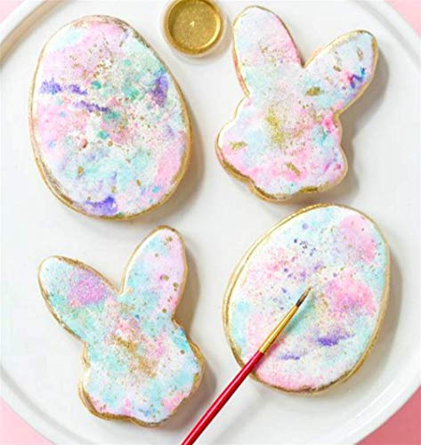 KENIAO Pascua Resurrección Moldes Galletas Primavera Cortadores Galletas - 8 Piezas - Conejito, Zanahoria, Huevo de Pascua, Flor, Cara de Conejito, Pollito y El Conejo Saltarín - Acero Inoxidable