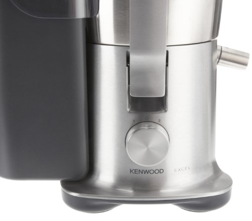 Kenwood JE850 - Licuadora, 1500 W, 3 L pulpa, 1.5 L zumo, acero inoxidable, plateado
