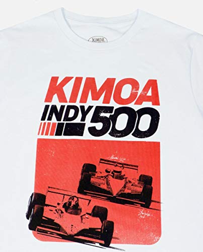 Kimoa Camiseta Indy 500 Blanca, Unisex Adulto, S