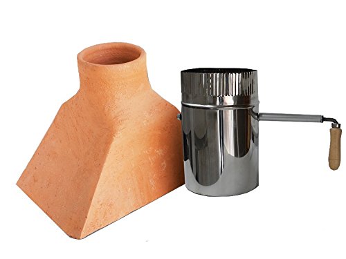 Kit Chimenea de Barro con Tiro de INOX para Horno
