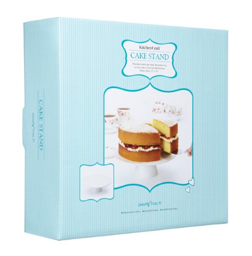 Kitchen Craft Sweetly Does It SDICSTAND - Soporte para Pasteles (30 cm, Porcelana)