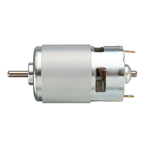 KKmoon 775 DC 12V-36V 3500-9000RPM Rodamiento de Bolas del Motor Gran par de Torsión Alta potencia Bajo Ruido DC Accesorios del motor Suministro Eléctrico