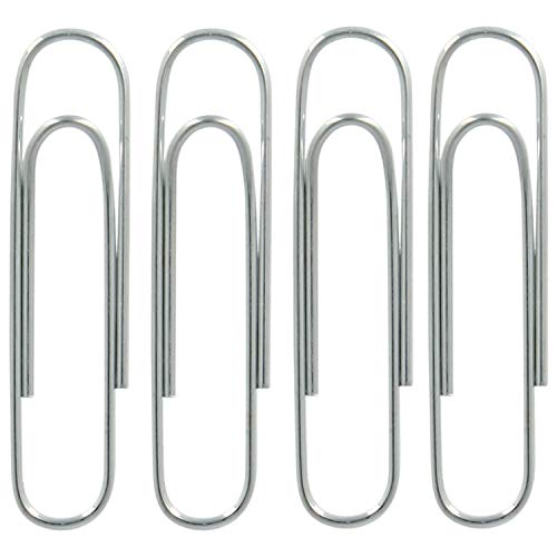 Kores 471175 Caja de Clips Galvanizados, Plateado, Nº 1.5 (25 mm)