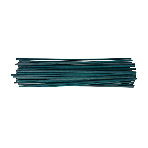 kungfu Mall - Varillas de apoyo para plantas, 50 unidades, color verde, para jardín