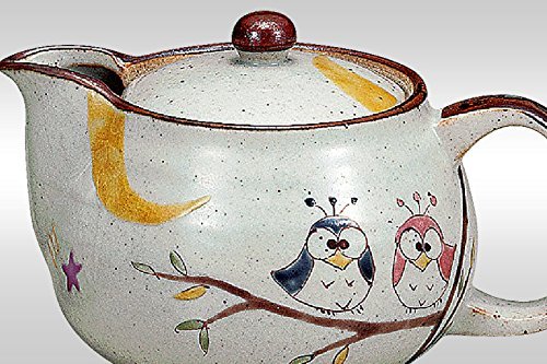 Kutani Pottery – japonés tetera y 2 taza de té japonés Yunomi con búhos K4 – 614 de Japón