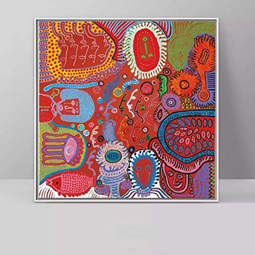 KWzEQ No Hacer Nada póster de Arte Lienzo Pintura de Arte Imprimir Imagen para decoración de habitación de niños,Pintura sin Marco,70X70cm