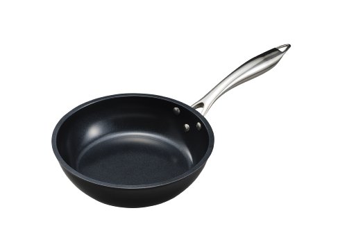 KYOCERA Sartén, Acero Inoxidable, Negro, 20 cm