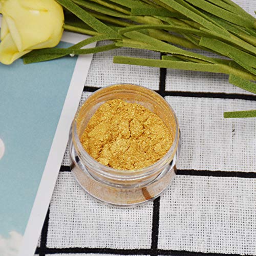 LAOSI - Polvo comestible con purpurina (5 g), color plateado y dorado dorado
