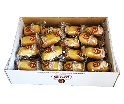 LAPASION - Bizcocho con base de cacao, envuelto individualmente, ideal para desayunos y meriendas caja 2 Kg