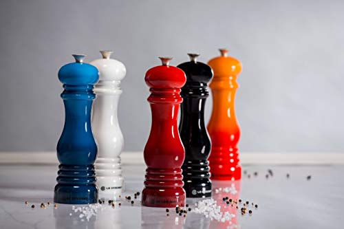 Le Creuset Molinillo de pimienta, Plástico ABS, 6.2 x 6.2 x 20.8 cm, Mecanismo de cerámica, Cereza