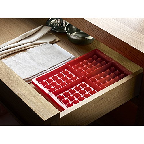 Lékué 0215000R01M017 Molde Silicona, Rojo