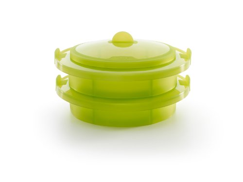 Lékué Vaporera, Silicona, Verde, XL