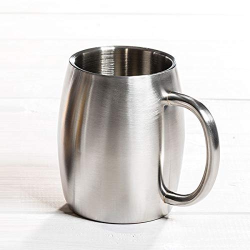 Level25 - Jarra de Cerveza de Metal. Acero Inoxidable Mantener fría la Bebida. Regalo Ideal para los Amantes de la Cerveza