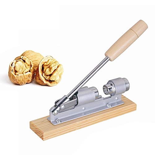 LHKJ Mecánica Cascanueces Maquina Parte Almendras Manual Cascanueces de Metal portátil para almendras, avellanas, nueves, pistachos