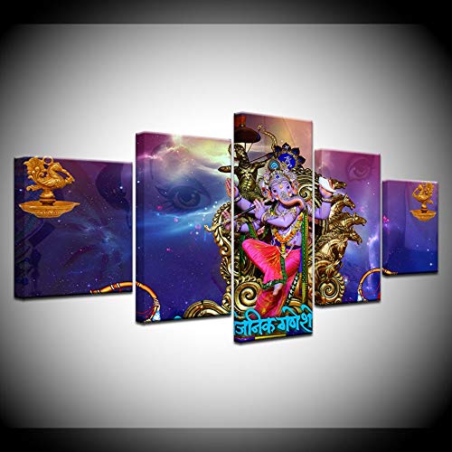 Lienzos Pintura De Lienzo Thai Idol 5 Piezas Pintura De Arte De Pared Fondos De Pantalla Modulares Impresión De Cartel Para La Decoración Del Hogar De La Sala De Estar 30x40x60x80cm