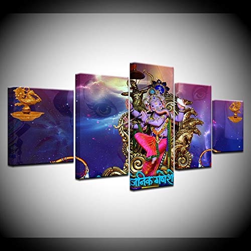 Lienzos Pintura De Lienzo Thai Idol 5 Piezas Pintura De Arte De Pared Fondos De Pantalla Modulares Impresión De Cartel Para La Decoración Del Hogar De La Sala De Estar 40x60x80x100cm