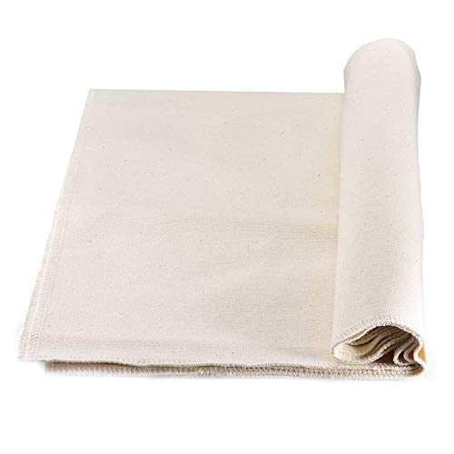 Limeow Lino Tela fermentada Tela de Prueba Paño de fermentación para panaderos Paños de Lino fermentados Fermentación de la Masa Lino para Pastelería Baguette Pan Pan Masa de Lino (L)