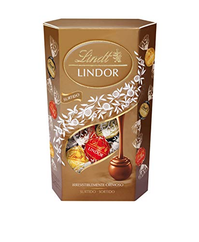 Lindt Cornet Caja de Bombones Surtidos, 600g, Pack de 1