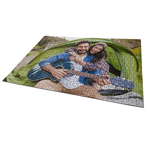 LolaPix Puzzle 500 Piezas Personalizado. Personaliza con tu Foto. Puzzle Cartón Acabado Brillante. Varios tamaños. 500 Piezas
