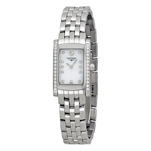 Longines L51580926 Mujer Dolce Vita Diamantes Acero Inoxidable Luz Azul MOP Dial SS Reloj