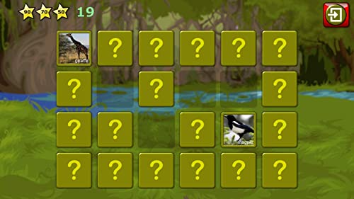 Los niños formas de rompecabezas animales Zoo - juego educativo para niños jóvenes enseña que empareja habilidades adecuadas para niños pequeños y pre escolar de niños y niñas 2 +