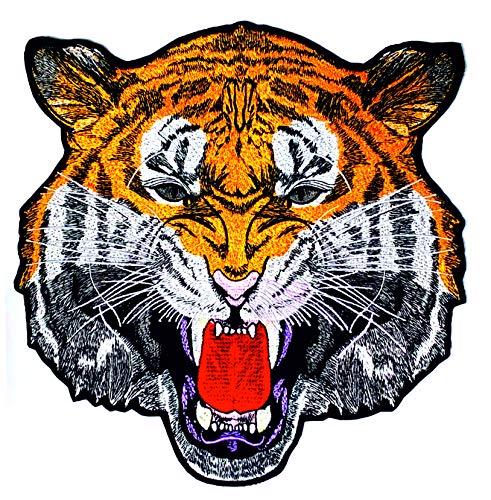 losparches Parche tigre de bengala 18cm 100% bordado
