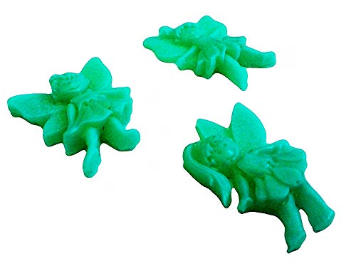 Lovelegis Molde de Silicona de 3 Hadas - Pasta de azúcar - fondants - Pasteles - panqueques - Muffins - Decoraciones - Uso de Alimentos - Cocina - Idea cumpleaños