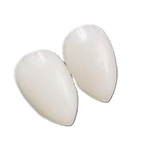 LQH 1 Par Realista Vampiro Dientes Falsos Grado Material de decoración de Halloween (Size : A)