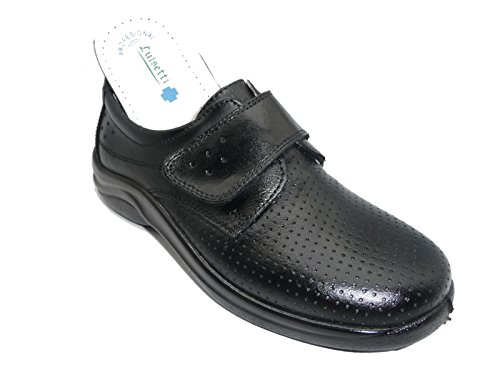 LUISETTI Berlin 0025 Zapato Sanitario Y HOSTELERIA Unisex-Adulto Negro 39