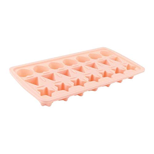 LWJ DIY Home Chocolate Candy Mold Star Triangles Love Silicone Ice Cube Creative Small Ice Cube Mold,A,Spain