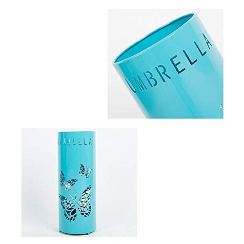 LY88 Sombrilla para Uso doméstico Sombrilla Sombrilla para Uso Profesional/Bandeja para Rack Terra/Dimensiones 50 cm y Tiempos; Paragüero de 20 cm (Color, Azul), Blanco