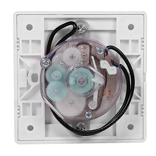 lyrlody Interruptor de Temporizador AC 220V 50Hz, Interruptor de Cuenta Atrás de Tiempo Eléctrico para Hogar (30 Minutos)