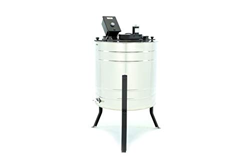 LYSON - Centrifugadora de miel de 4 panales, 600 mm de diámetro, eléctrica, fabricado en la UE