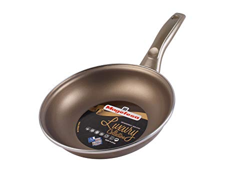 Magefesa Champagne Sartén de Acero Esmaltado, Antiadherente, 26 cm