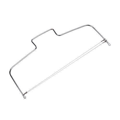 Magiin Cortador de Pasteles de Alambre Doble Ajustable de Acero Inoxidable Utensilios para Modelar Pasteles Cortador Tartas para Panaderos