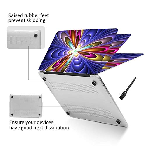 Maletín para Ordenador portátil para MacBook, pétalos Azules,