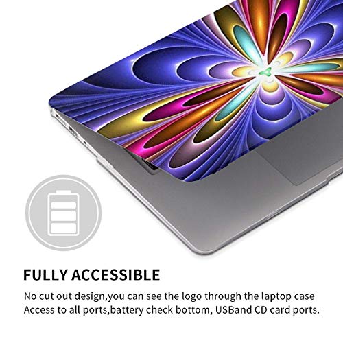 Maletín para Ordenador portátil para MacBook, pétalos Azules,