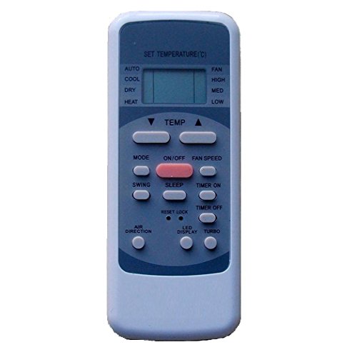 Mando de repuesto para aire acondicionado Midea Beko White Westinghouse, BGH, modelos R51m/e, R51/e, R51m/ce, R51/ce
