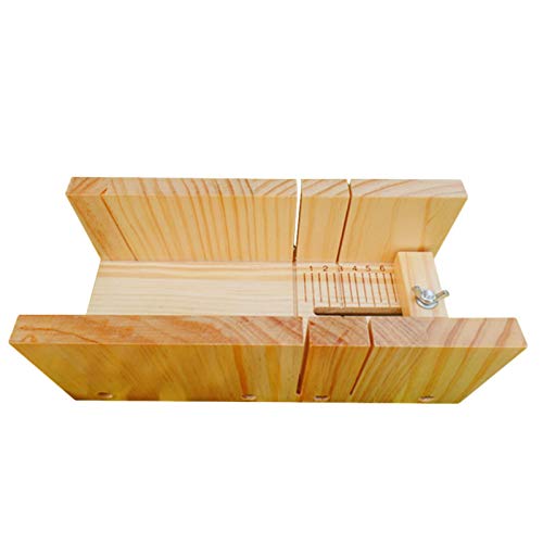 Máquina Cortadora de Pan de Jabón, Molde para Cortar Madera Ajustable Cortador de Jabón, Cortadores Ondulados Y Rectos con Kit de Alisadora Biseladora, Herramienta de Fabricación de Jabón Hecho A Mano