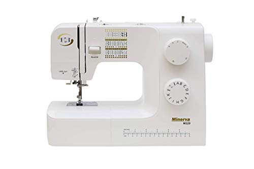 Máquina de coser Best Domestic Portable Euro Pro - Máquina de coser electromecánica blanca barata | Minerva M320 220 V