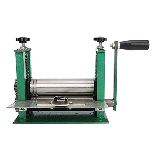 Máquina de Laminación Manual, Combinación Buena Resistencia al Desgaste Portátil Máquina Laminación Correa de Cuero Correa Hombro Máquina de Laminación de Cuero Plegable para Uso Industrial Hogar