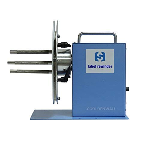 Máquina rebobinadora automática de etiquetas serie HB Rebobinadora de códigos de barras Enrolladora de etiquetas bidireccionales Velocidad ajustable 100 mm / 120 mm / 150 mm (HB-C6 120 mm con palanca
