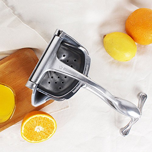 Maquinaria Manual Exprimidor Saludable con Proceso de prensado en frío Exprimidor de Naranja a Mano Cocina o Comedor Zumo de Naranja y Granada de limón