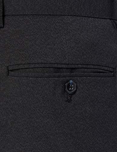 Marca Amazon - Hem & Seam Pantalones Hombre, Gris (Char), 32W / 29L, Label: 32W / 29L